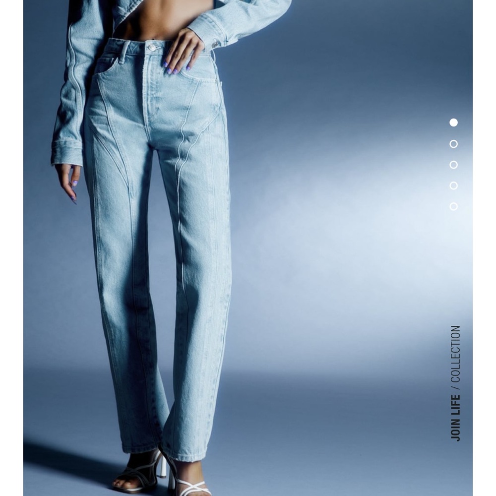 NWT Zara Straight Leg Jeans